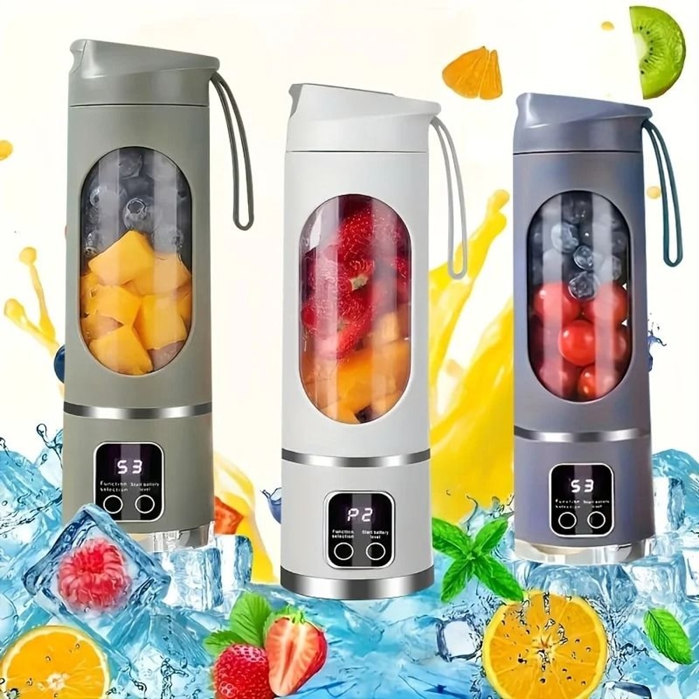 BlendGo Portable USB Blender Rechargeable Personal Smoothie Blender Mini Travel Fruit Juicer 0
