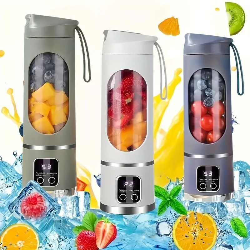 BlendGo Portable USB Blender Rechargeable Personal Smoothie Blender Mini Travel Fruit Juicer 8