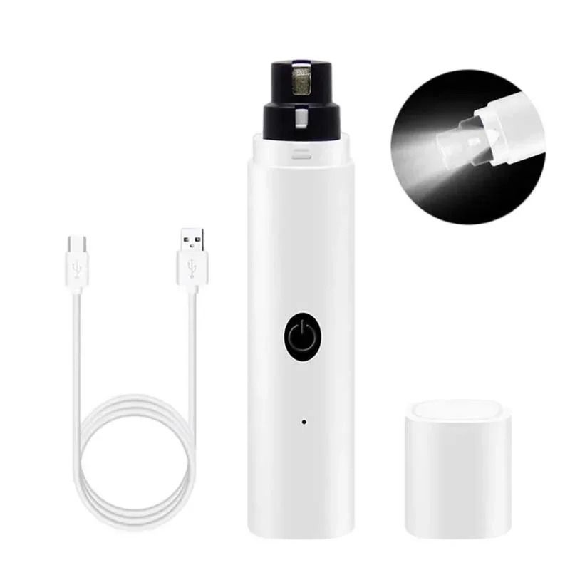 PawTrim Electric Dog Nail Grinder USB Rechargeable Pet Nail Trimmer With LED Light For Dogs And Cat 9