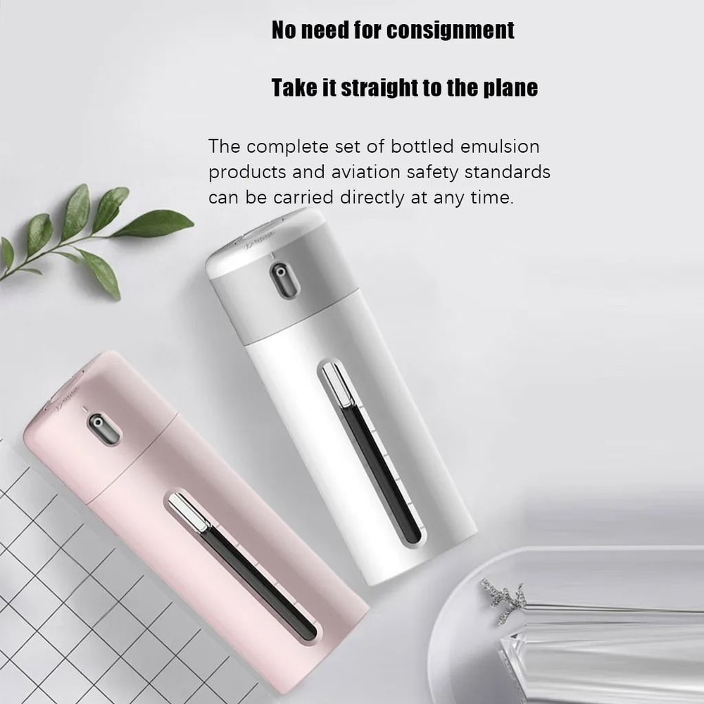 TravelEase 4 In 1 Travel Dispenser Bottle Portable Travel Shampoo Lotion Container Refillable Cosme 7