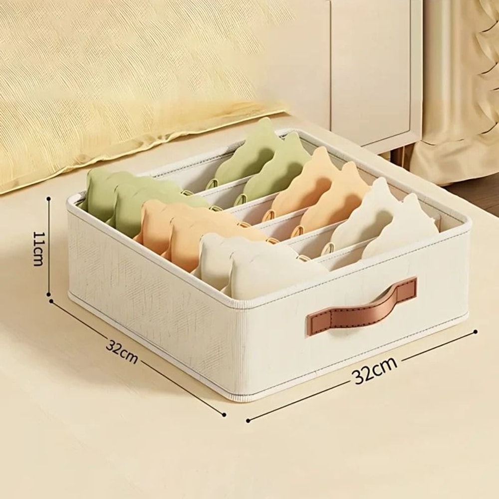 Foldable Fabric Drawer Organizer With Dividers Closet Underwear Socks Organizer Box Wardrobe Storag 1