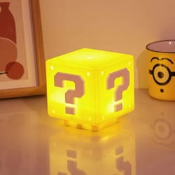 homefish led question mark night light usb rechargeable kids bedside lamp with music decorative anime room light