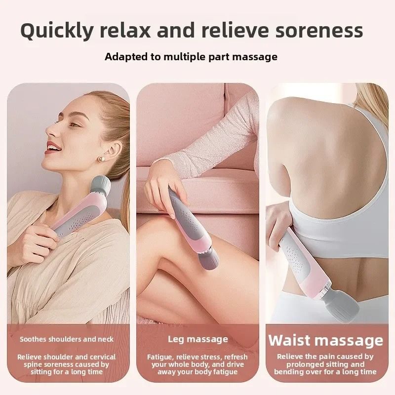 MusclePulse Portable Massage Gun Deep Tissue Electric Percussion Massager For Neck Back Leg Muscle 6