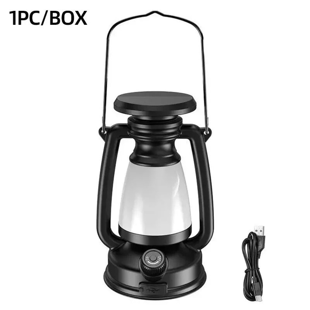 VintageGlow Retro Horse LED Desk Lamp Rechargeable Decorative Table Lantern Light For Home Bar Camp 0