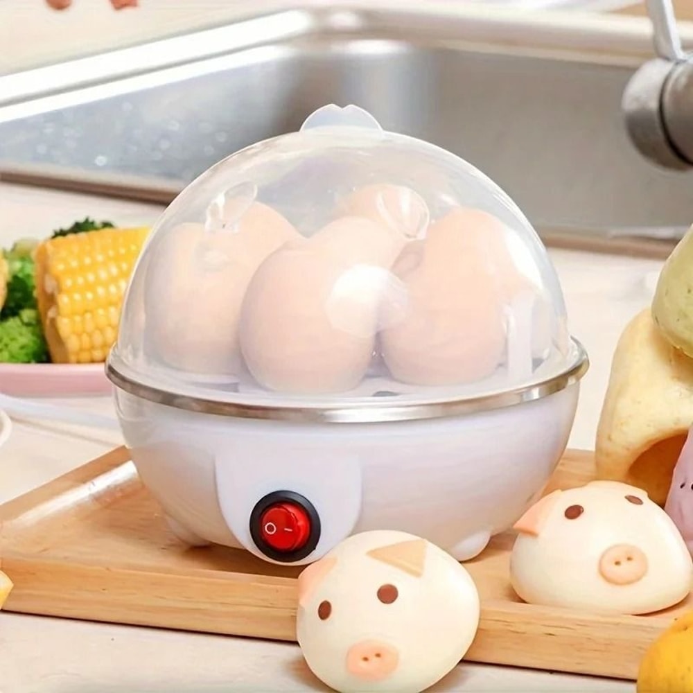 QuickCook Automatic Egg Cooker 7 Egg Capacity Electric Egg Boiler Multi Function Steamed Egg Maker 5