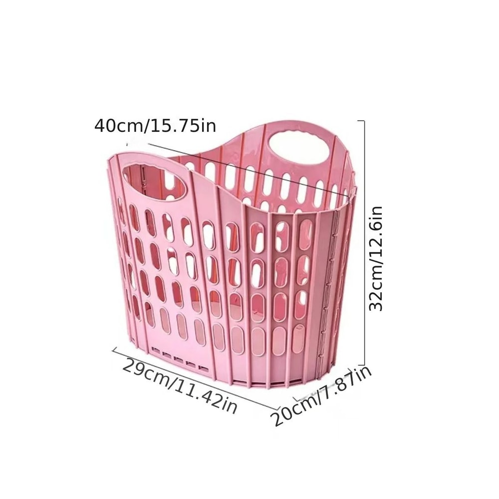 FlexFold Foldable Laundry Hamper High Capacity Portable Laundry Basket Durable Dirty Clothes Organi 3