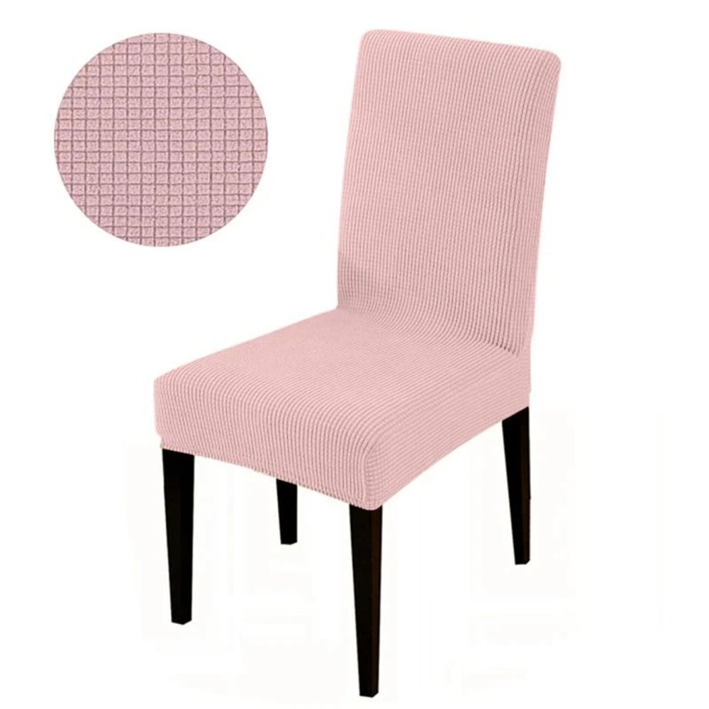 StretchFit Elastic Chair Cover Universal Dining Chair Cover Protective Stretch Seat Cover For Home 5