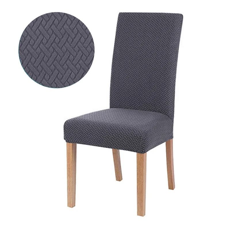 StretchFit Elastic Chair Cover Universal Dining Chair Cover Protective Stretch Seat Cover For Home 23