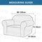 StretchGuard Jacquard Armchair Sofa Cover Elastic Armchair Sofa Cover One Seat Furniture Protector 13