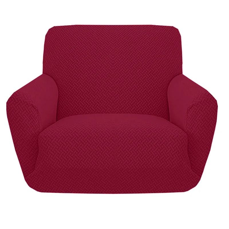 StretchGuard Jacquard Armchair Sofa Cover Elastic Armchair Sofa Cover One Seat Furniture Protector 9