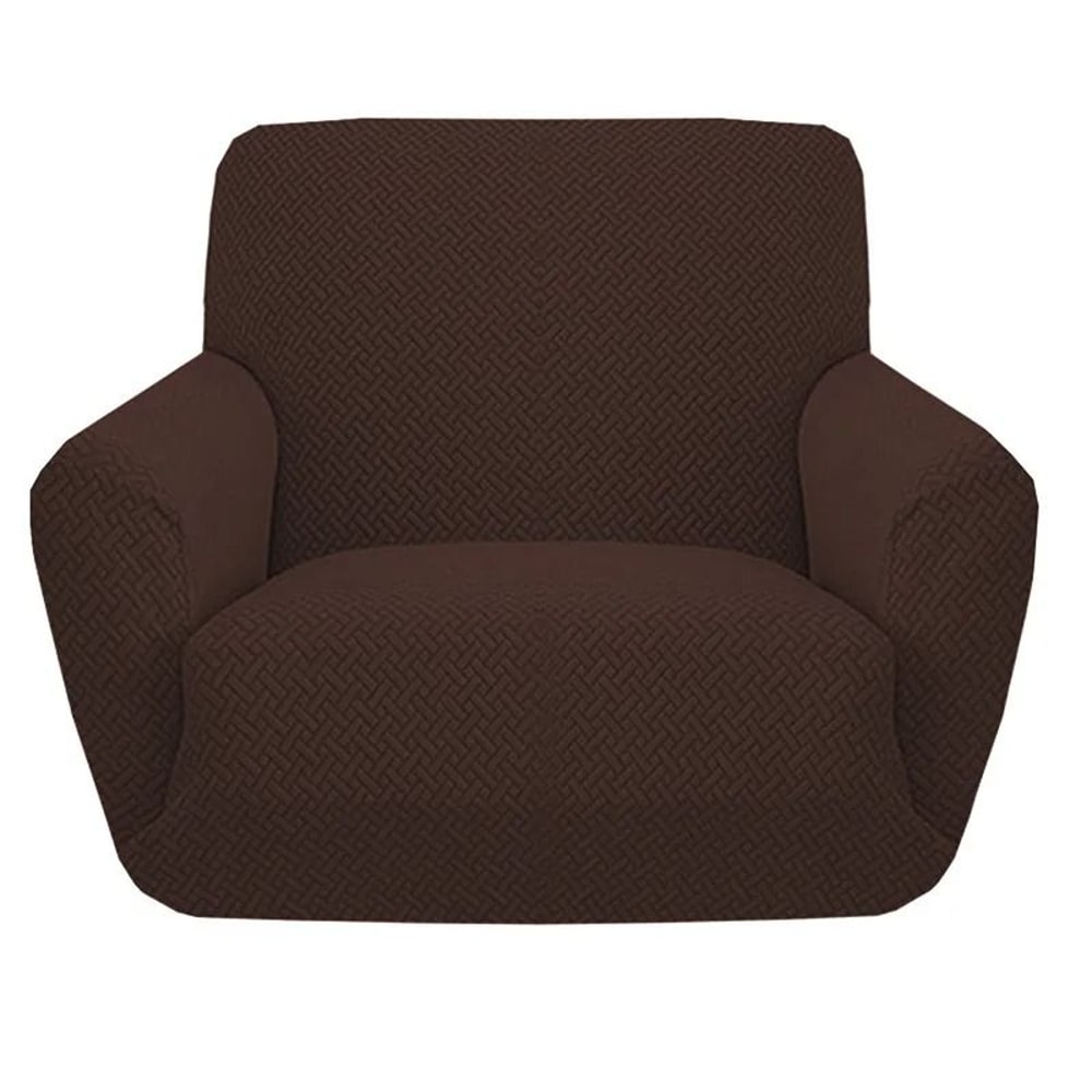 StretchGuard Jacquard Armchair Sofa Cover Elastic Armchair Sofa Cover One Seat Furniture Protector 5