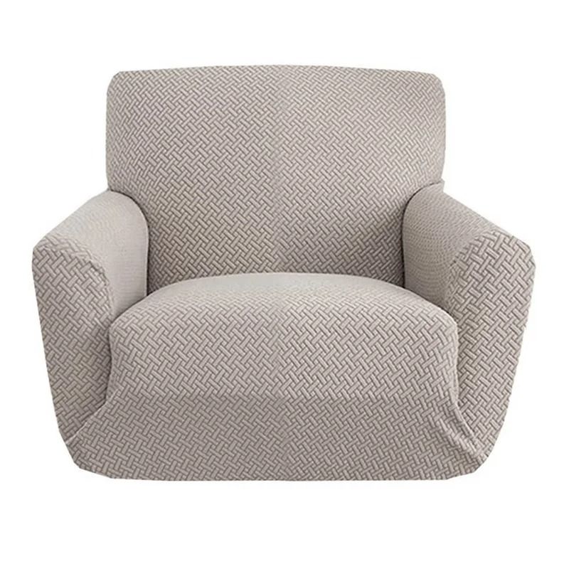 StretchGuard Jacquard Armchair Sofa Cover Elastic Armchair Sofa Cover One Seat Furniture Protector 3