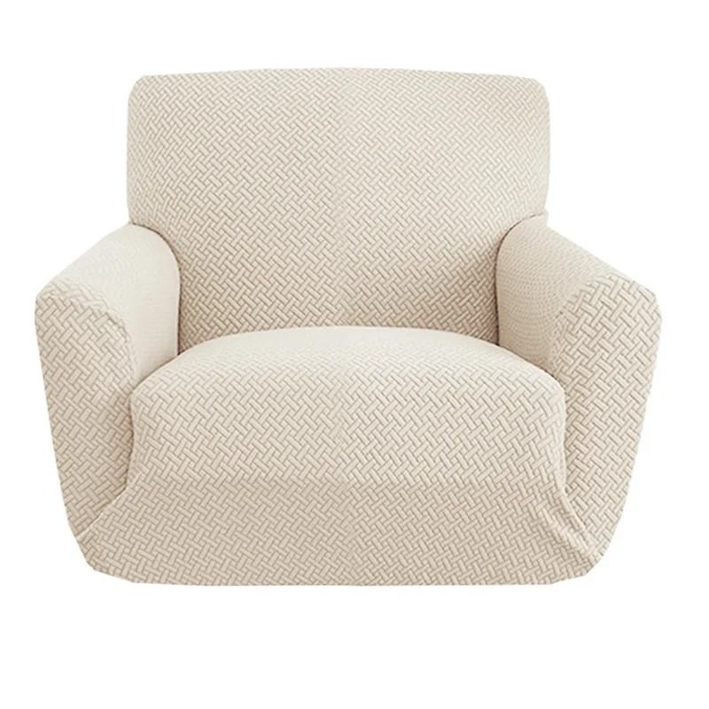 StretchGuard Jacquard Armchair Sofa Cover Elastic Armchair Sofa Cover One Seat Furniture Protector 2