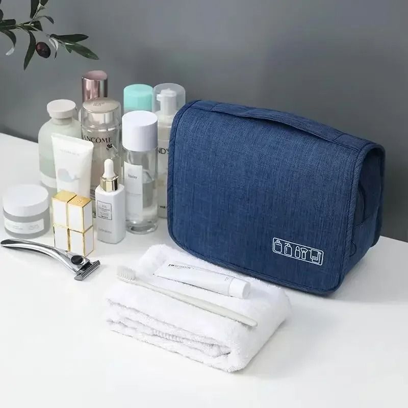 TravelPro Hanging Toiletry Bag Waterproof Travel Cosmetic Organizer Portable Oxford Wash Pouch 11