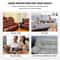 ComfortStretch Jacquard Sofa Cover Elastic Stretch Sofa Slipcover Fleece Couch Protector 16