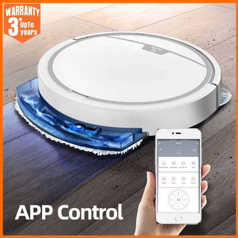 Smart Clean Robot Vacuum Cleaner App Control Wet Dry Robot Vacuum 2800Pa Suction Floor Cleaning Rob 9