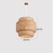 Handwoven Bamboo Pendant Lamp Vintage Chinese Style Hanging Light 4