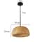 Handwoven Bamboo Pendant Lamp Vintage Chinese Style Hanging Light 3
