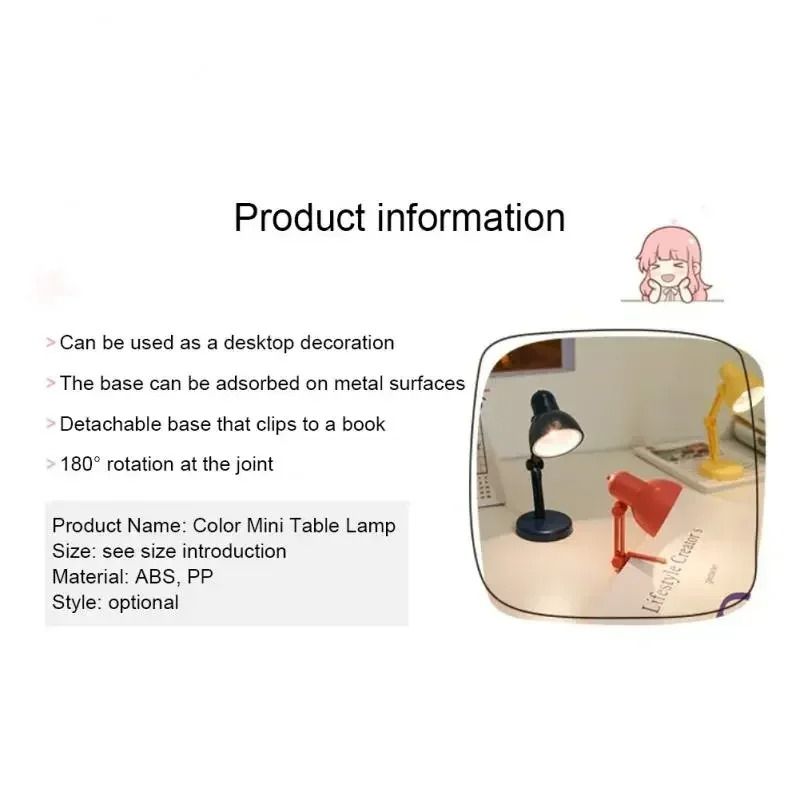 Portable Clip On LED Book Light Foldable Mini Reading Lamp 9