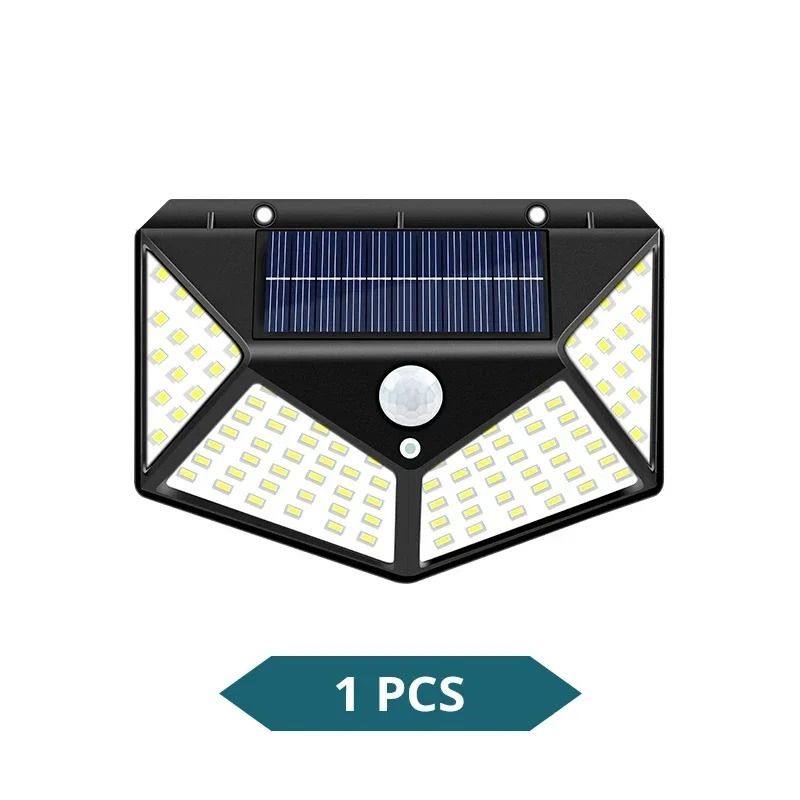 Waterproof Solar Motion Sensor Light Outdoor LED Wall Garden Lamp 1