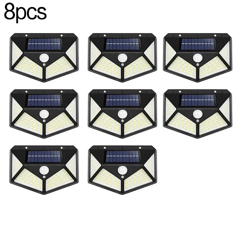 Waterproof Solar Motion Sensor Light Outdoor LED Wall Garden Lamp 4