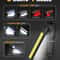 Rechargeable COB LED Work Light Foldable Magnetic Flashlight With Hook 13