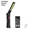 Rechargeable COB LED Work Light Foldable Magnetic Flashlight With Hook 2