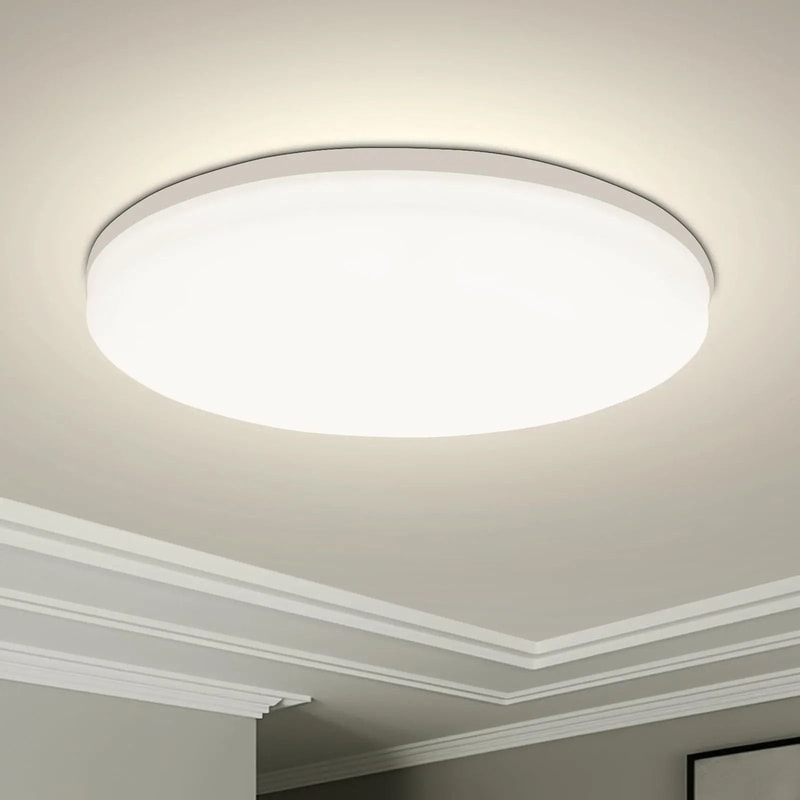 Modern Round LED Ceiling Light Energy Efficient Flush Mount Fixture 2