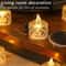 Crystal Flameless LED Candle Lights Decorative Transparent Party Candles 6