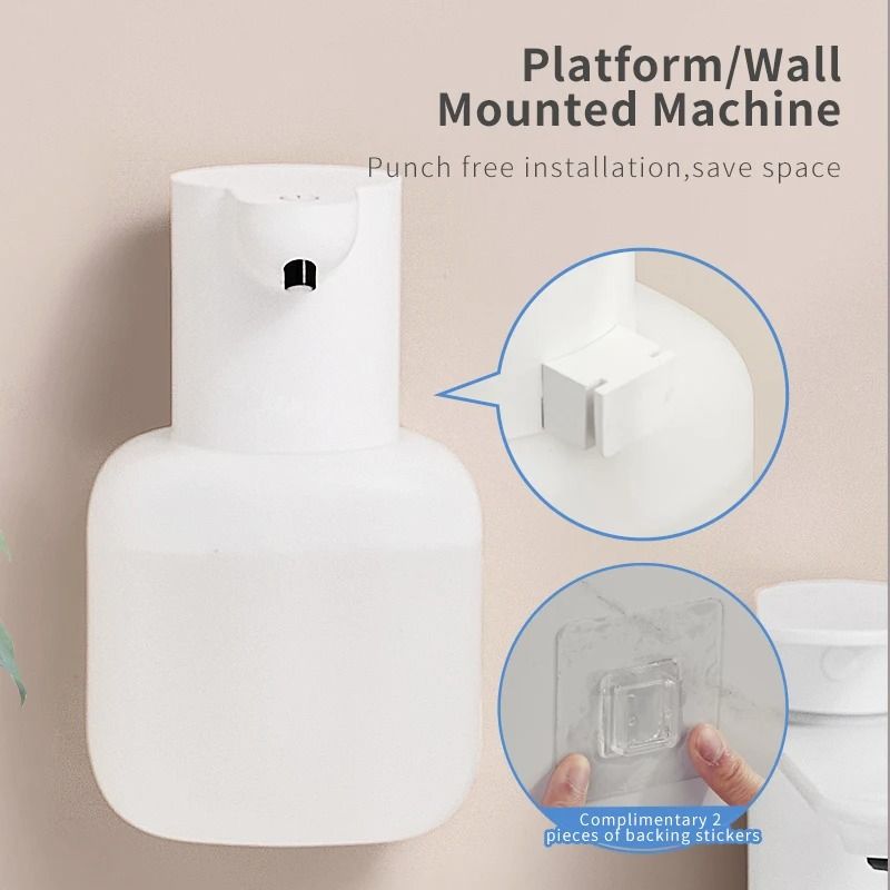 Wall Mounted Automatic Foam Soap Dispenser Rechargeable Touchless Hand Wash Machine 4