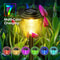 Color Changing Solar Pathway Lights Waterproof LED Garden Path Lights 4