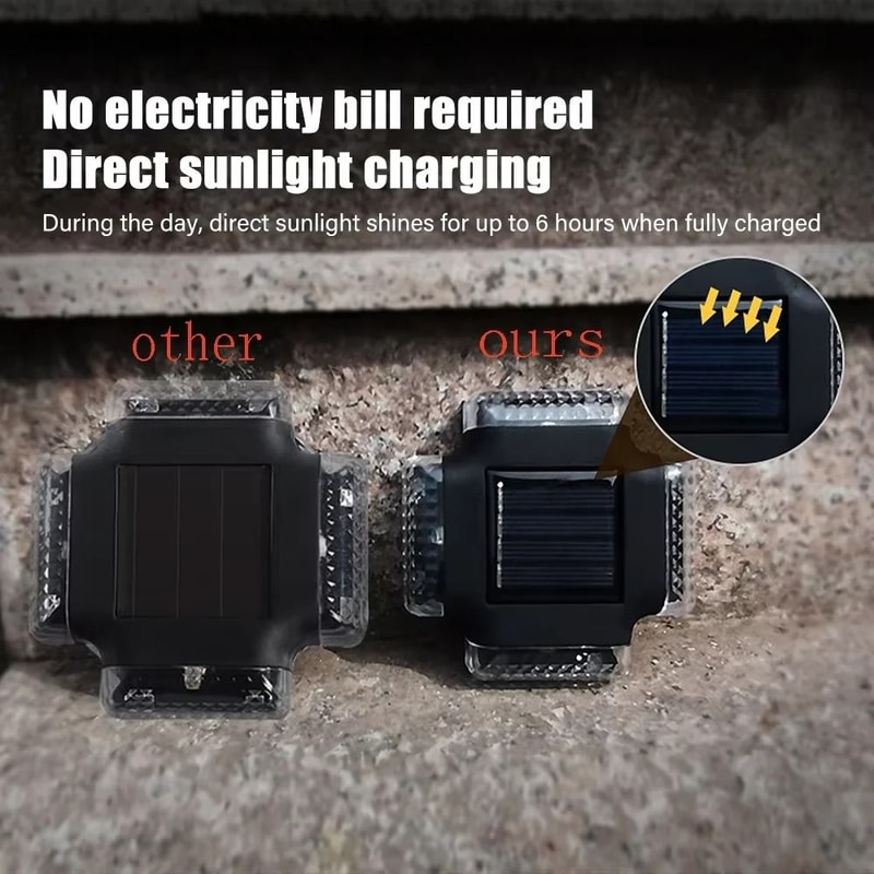 Waterproof Solar Wall Lamp Up And Down LED Outdoor Fence Light 2