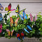 Colorful 3D Butterfly Garden Stakes Decorative Artificial Butterfly Yard Decor Set 2