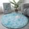 Ultra Soft Fluffy Round Rug Plush White Shag Carpet For Bedroom And Living Room 3