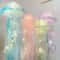 Colorful DIY Jellyfish Lantern Under The Sea Jellyfish Lamp For Bedroom And Party Decor 6