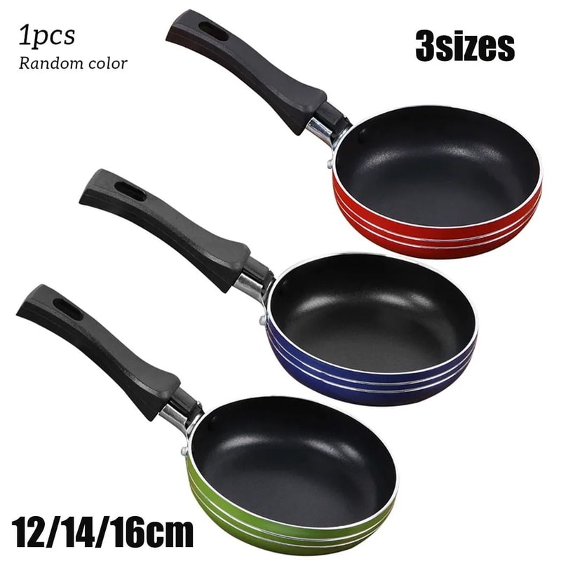 Mini Non Stick Frying Pan Compact Egg And Sauce Cooking Pan 8