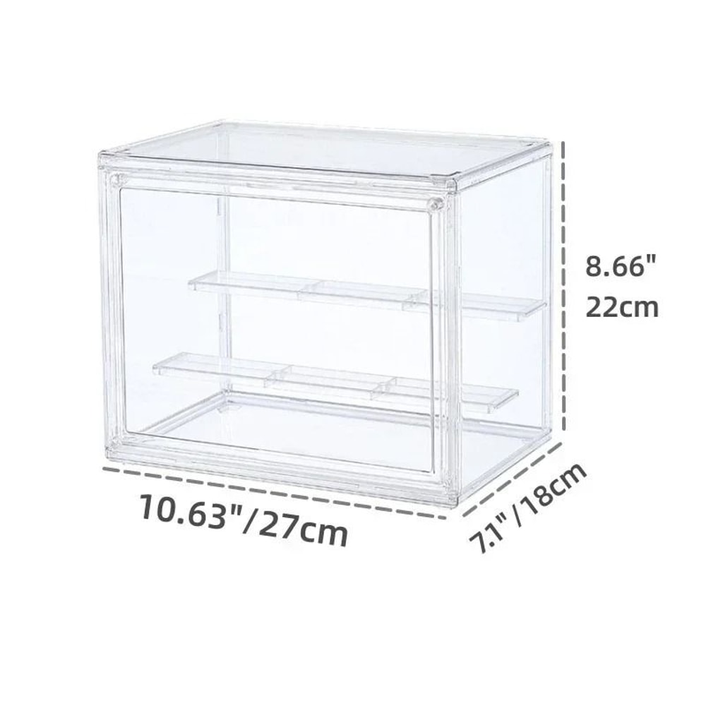 Clear Stackable Display Box Dustproof Collectible Figure Display Case 3