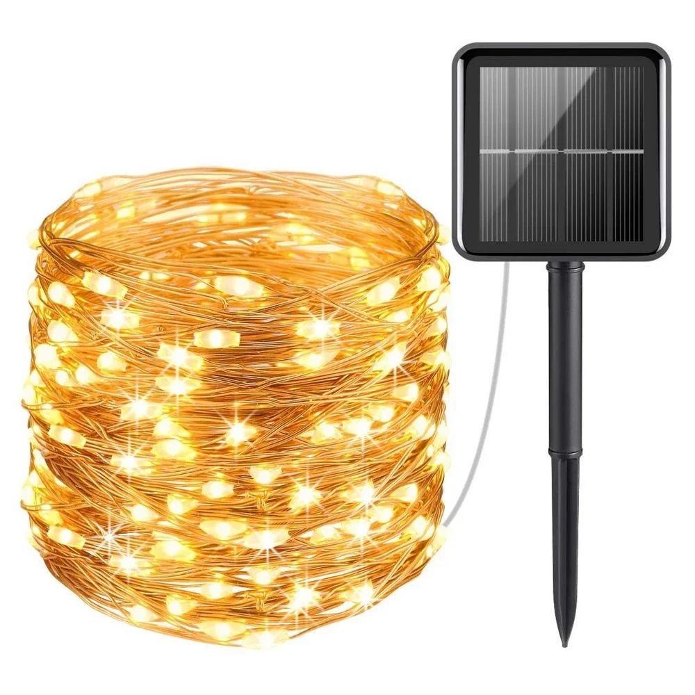 Solar Fairy String Lights Waterproof Outdoor Garden And Patio Lights 2
