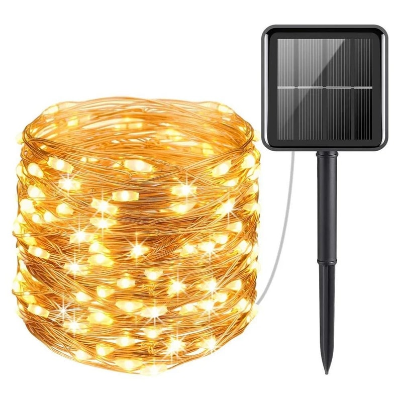 Solar Fairy String Lights Waterproof Outdoor Garden And Patio Lights 2