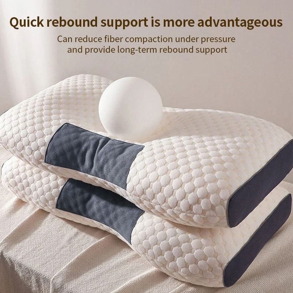 Orthopedic Cervical Neck Pillow Sleep Support Massage Pillow 7