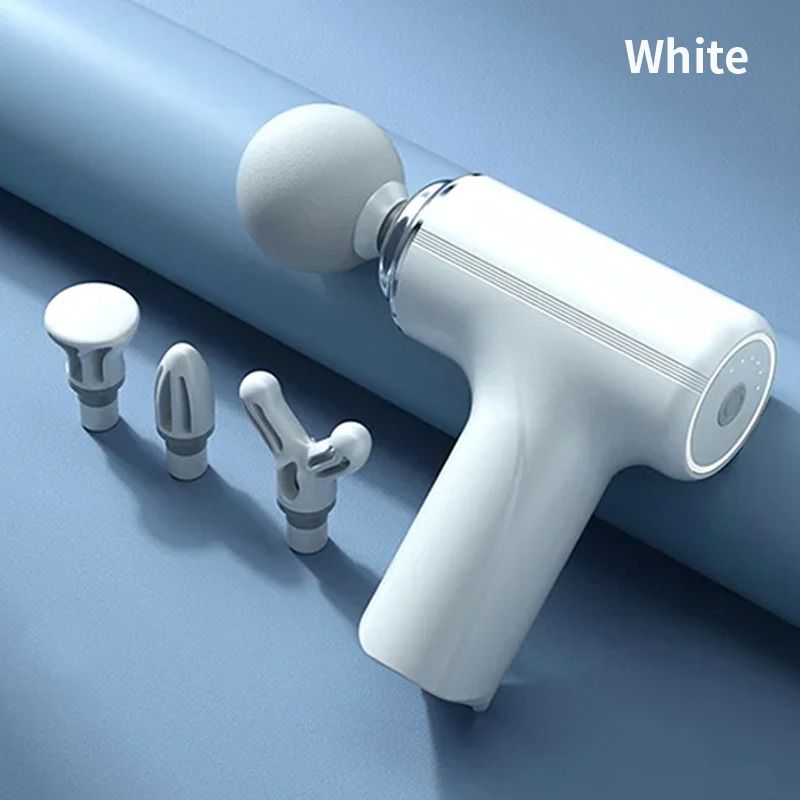 Portable Percussion Massage Gun Deep Tissue Muscle Massager With LED Light 1