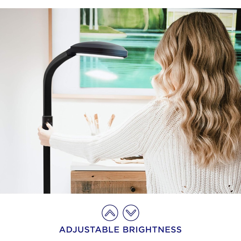 Full Spectrum LED Floor Lamp 60 Natural Sunlight Therapy Reading Light 4