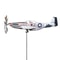 Airplane Metal Garden Wind Spinner Outdoor Stainless Steel Wind Sculpture 1