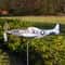 Airplane Metal Garden Wind Spinner Outdoor Stainless Steel Wind Sculpture 3