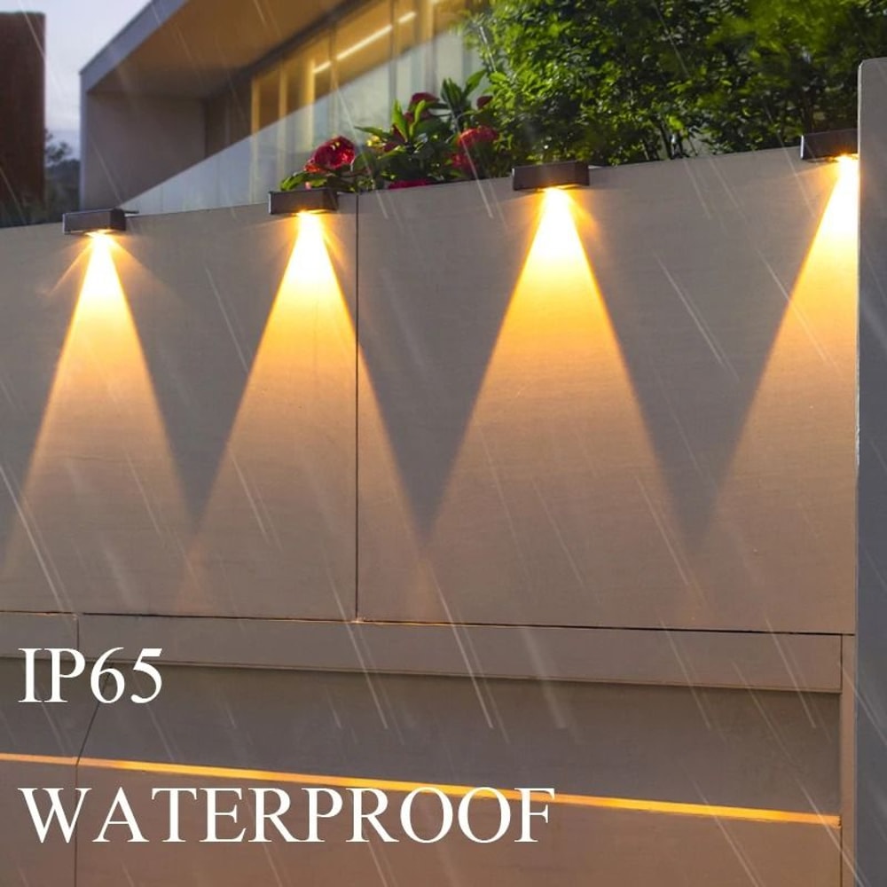 LED Solar Wall Light Waterproof Outdoor Garden Balcony Wall Lamp 11