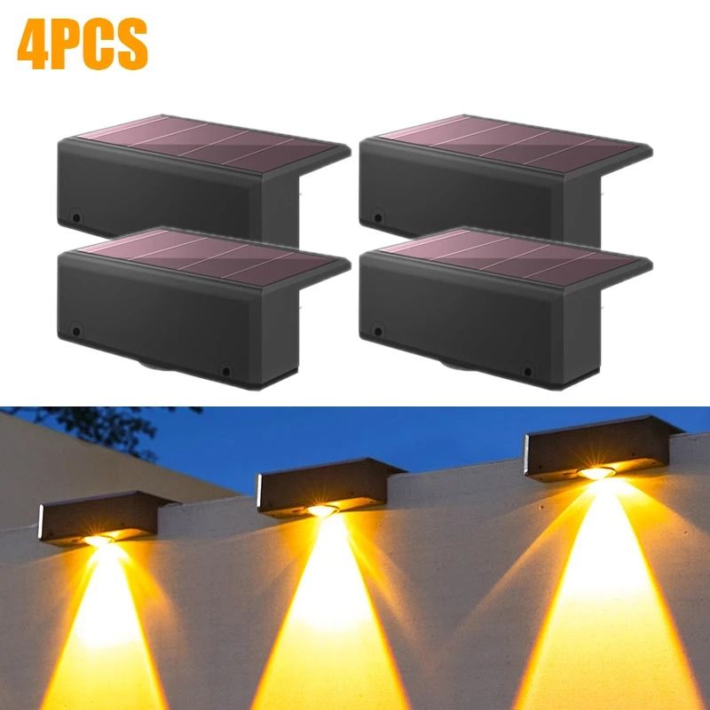 LED Solar Wall Light Waterproof Outdoor Garden Balcony Wall Lamp 3