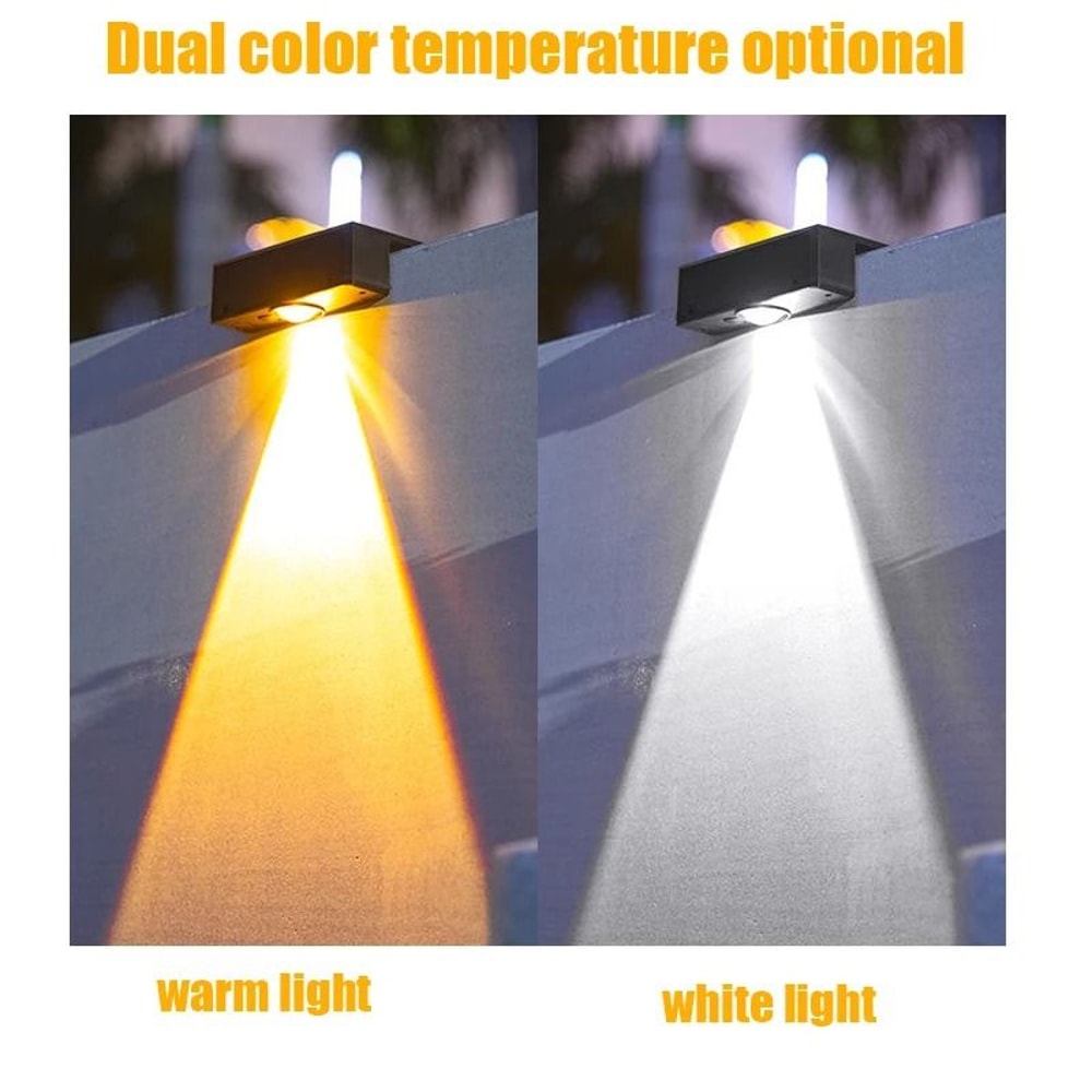 LED Solar Wall Light Waterproof Outdoor Garden Balcony Wall Lamp 7