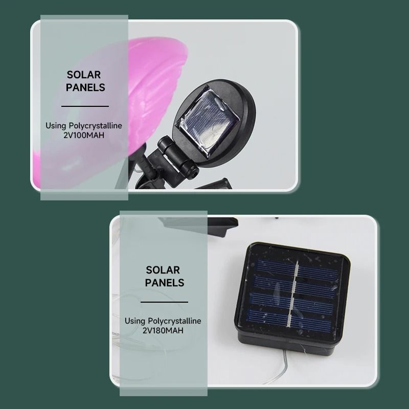 Solar Flamingo Garden Light Waterproof Outdoor LED Yard Decoration 3