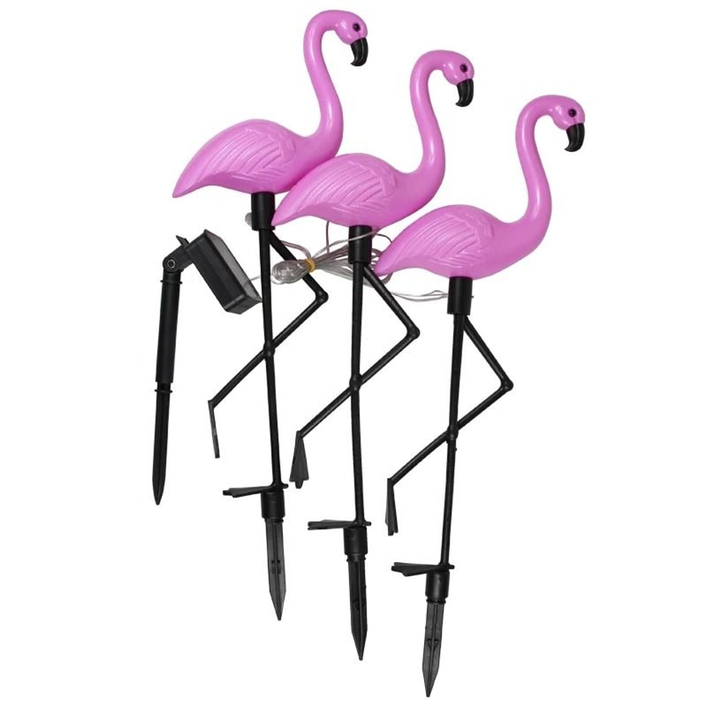 Solar Flamingo Garden Light Waterproof Outdoor LED Yard Decoration 2