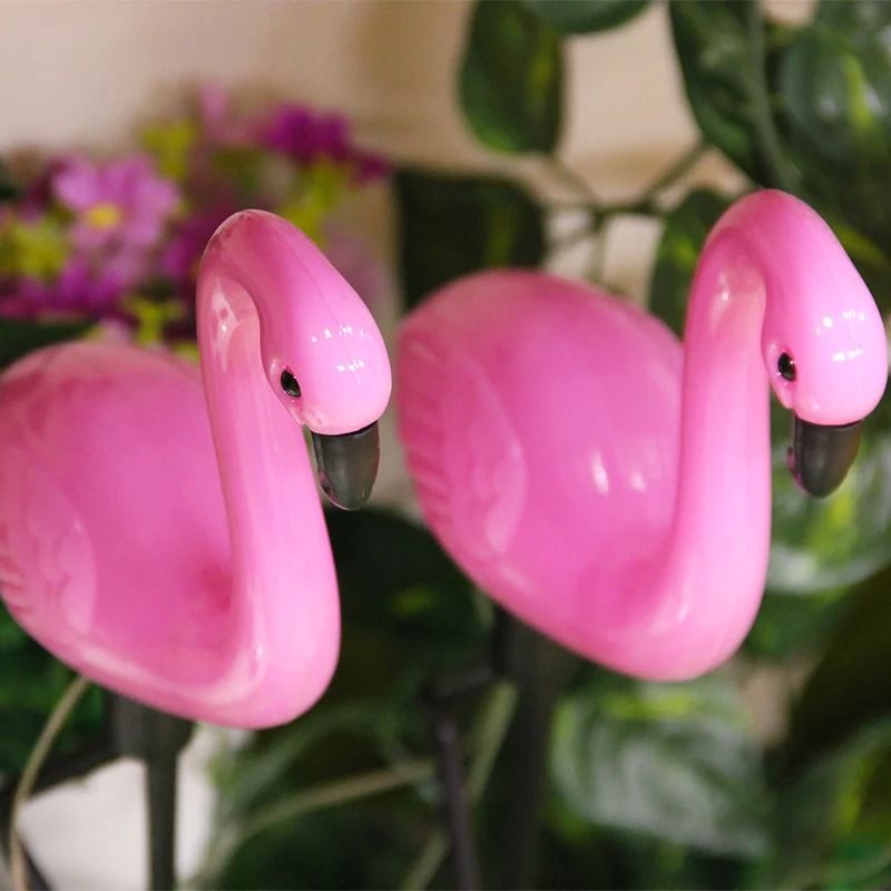 Solar Flamingo Garden Light Waterproof Outdoor LED Yard Decoration 4